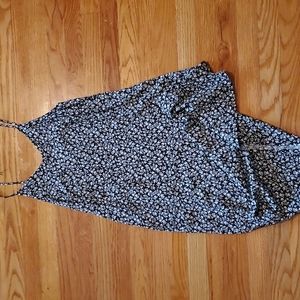 Old navy black print dress